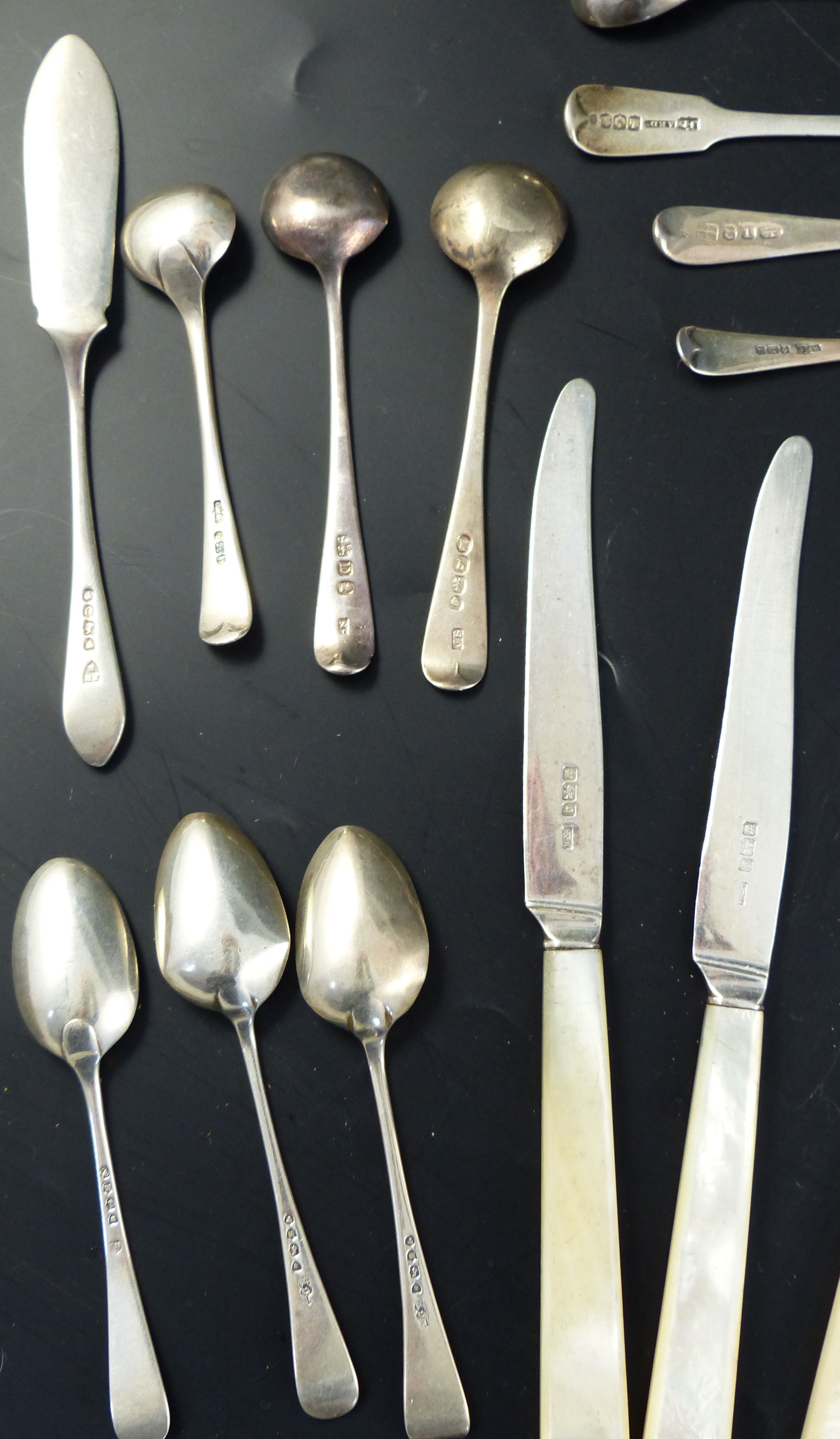 A collection of minor flatware